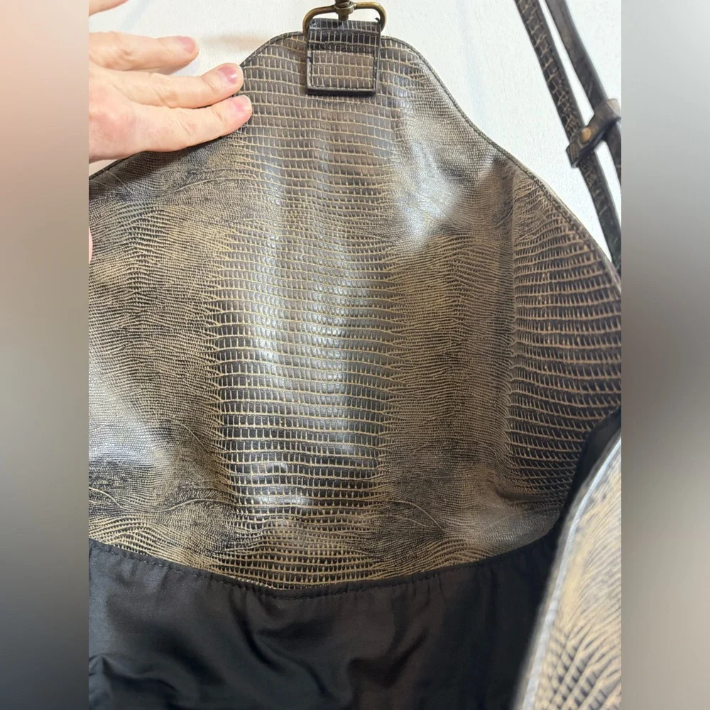 Deena & Ozzy Reptile Hobo Bag
